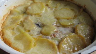 запеканка мясная с баклажанами