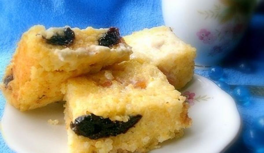 Рецепт запеканки с черносливом и курагой