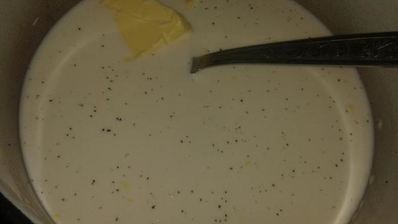 запеканка с молочным соусом