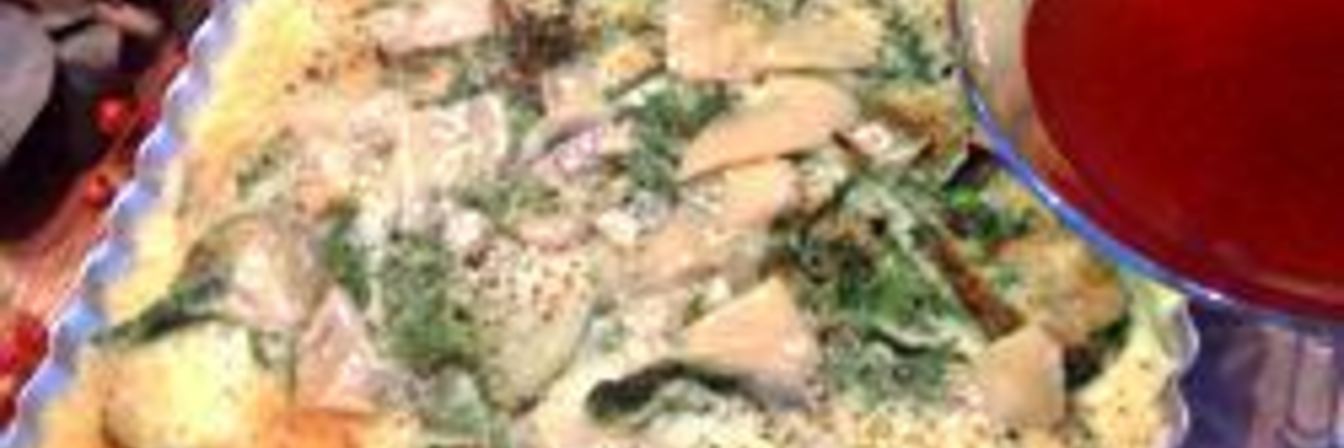 Запеканка со шпинатом