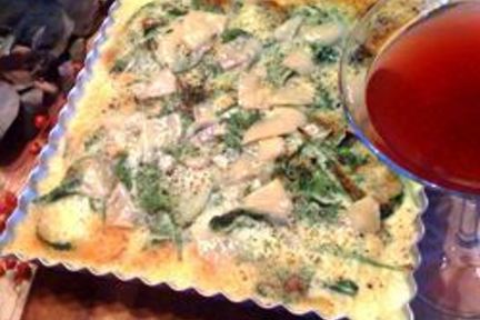 Запеканка со шпинатом