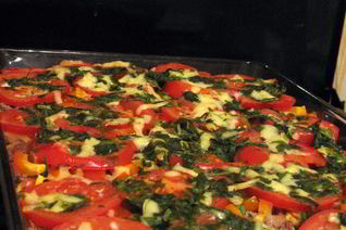 Запеканка со спагетти