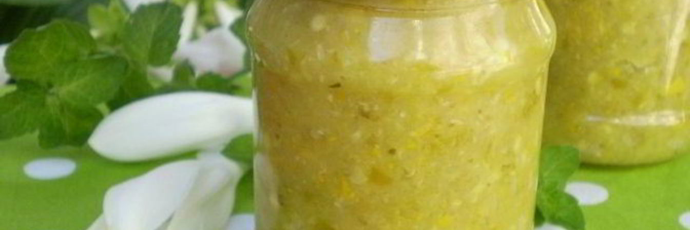 Аджика из кабачков на зиму острая