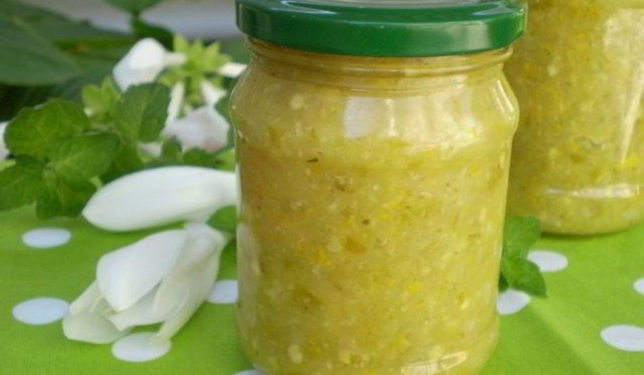 Рецепт аджики из кабачков на зиму острая