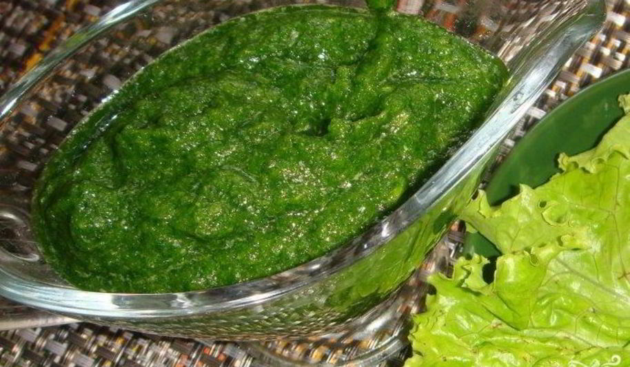 Рецепт аджики с кинзой