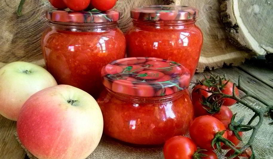 Рецепт аджики с морковкой и яблоками