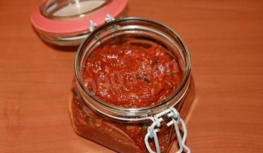 Рецепт аджики сырой