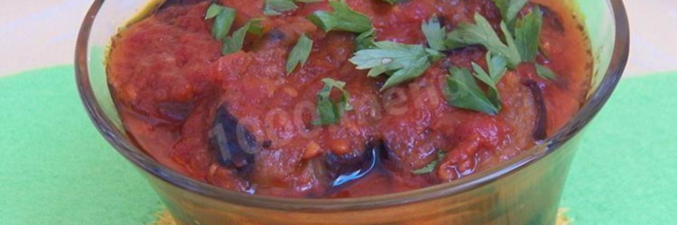 Баклажаны в аджике на зиму