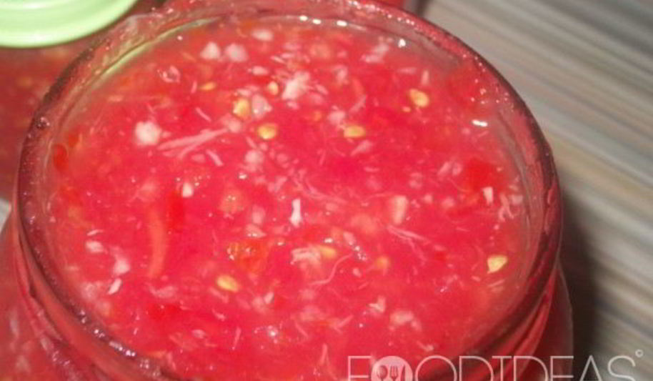 Рецепт сырой аджики с хреном