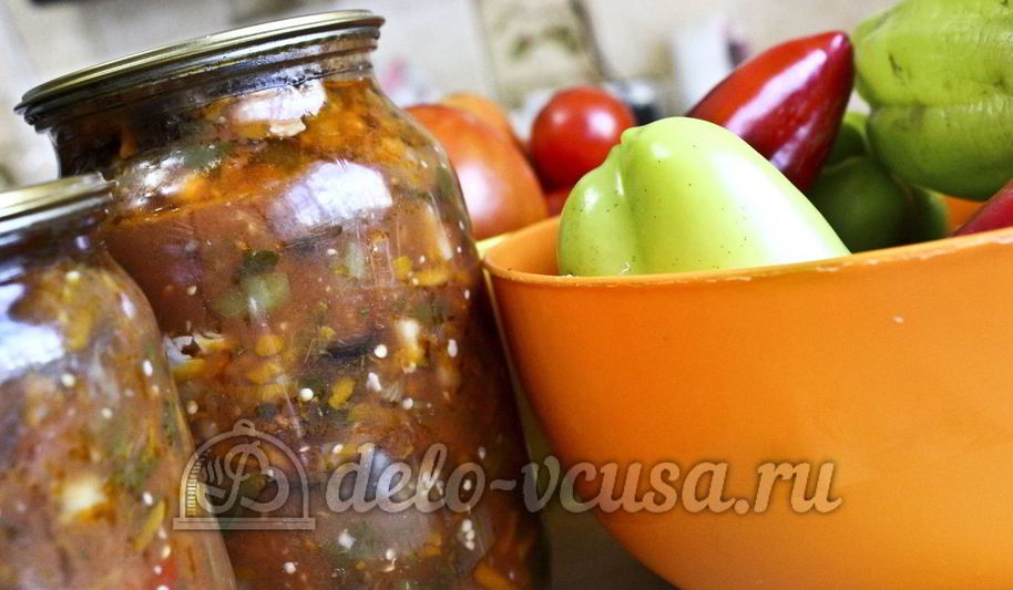 Рецепт баката из баклажанов на зиму