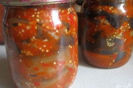 Баклажаны на зиму Тещин язык