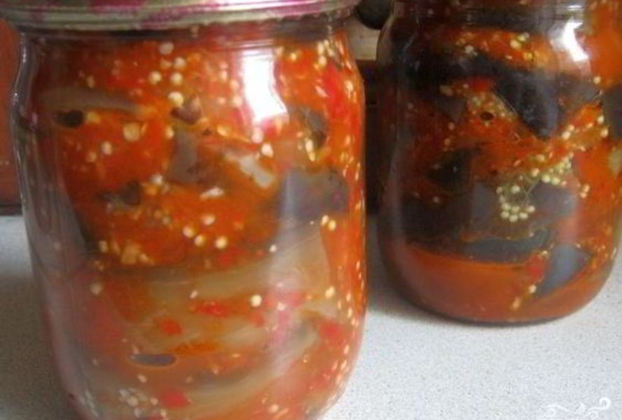 Баклажаны на зиму Тещин язык