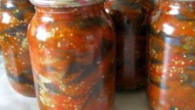 баклажаны на зиму тещин язык