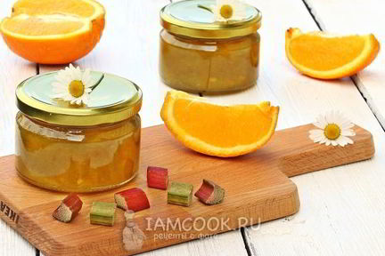 Джем из ревеня и апельсина