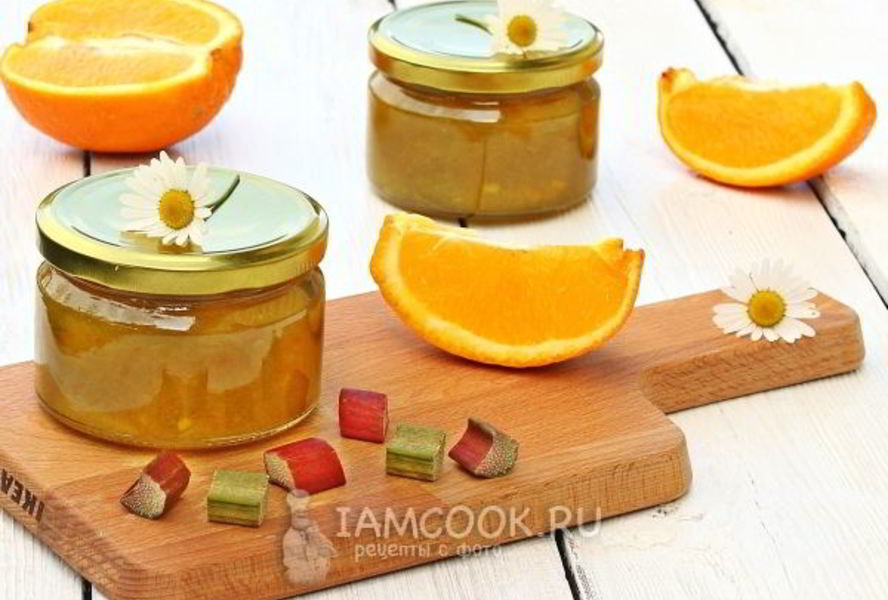Джем из ревеня и апельсина