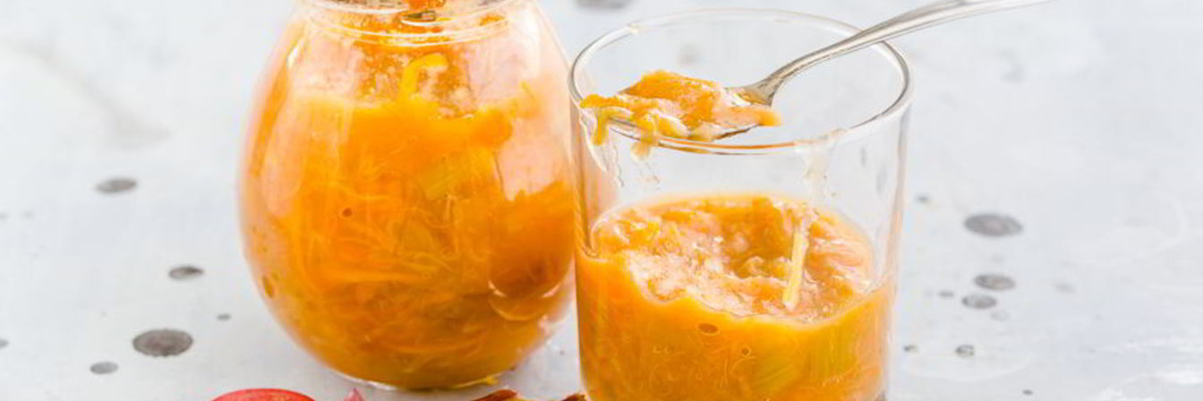 Джем из ревеня с апельсином