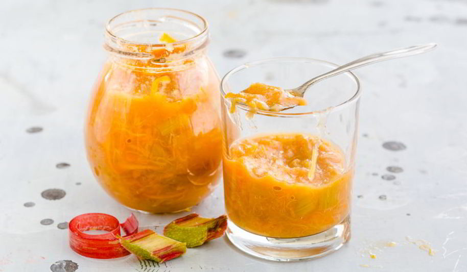 Рецепт джема из ревеня с апельсином