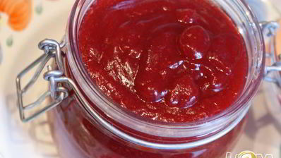 клюквенно-яблочный джем с тимьяном