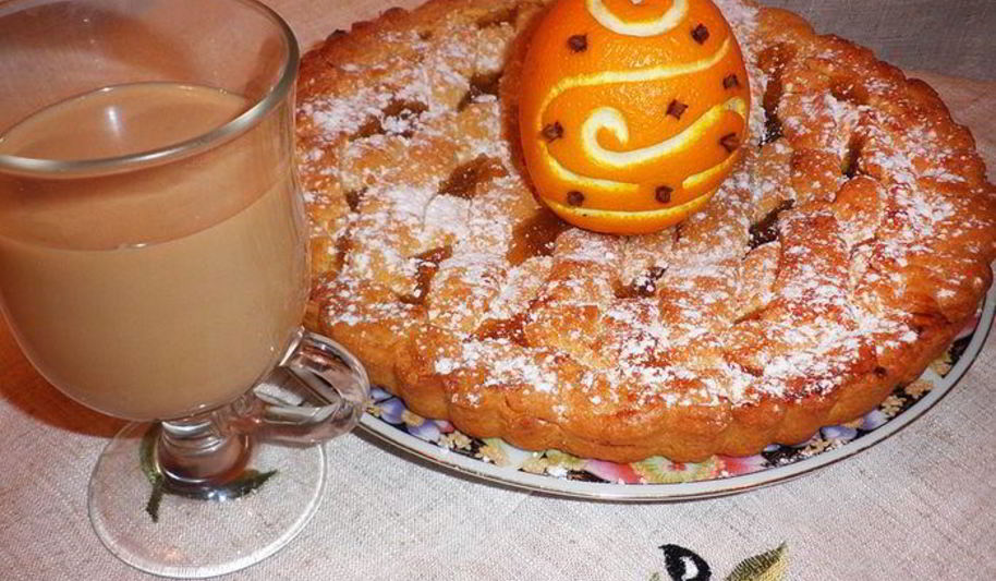 Рецепт кростаты с апельсиновым джемом