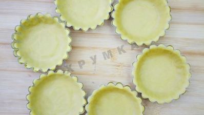 песочные корзинки с джемом