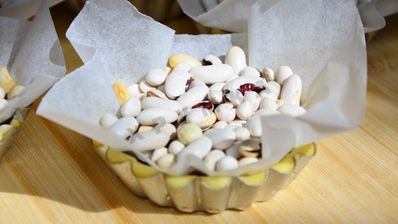 песочные корзинки с джемом