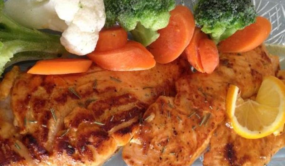 Рецепт семги в абрикосовом джеме