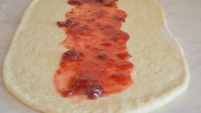 винер брод с клубничным джемом — вкуснейшая датская выпечка