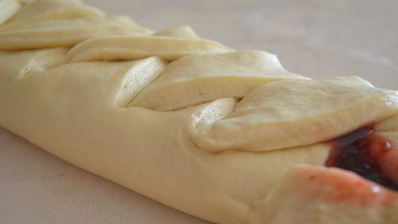 винер брод с клубничным джемом — вкуснейшая датская выпечка