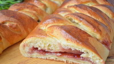 винер брод с клубничным джемом — вкуснейшая датская выпечка