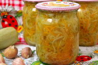 Кабачки по-корейски на зиму