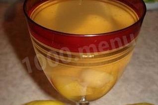 Айвовый компот из айвы