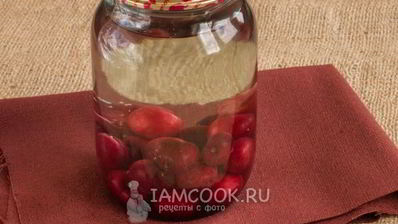 компот из черешни без стерилизации на зиму