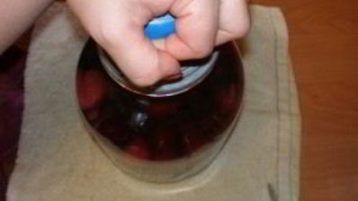 компот из черешни с косточками на зиму