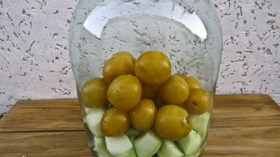 компот из кабачков и алычи