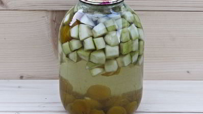 компот из кабачков и алычи