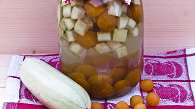 компот из кабачков и алычи