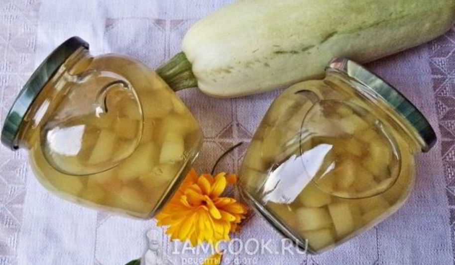 Рецепт компота из кабачков на зиму