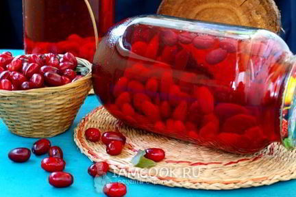 Компот из кизила на зиму