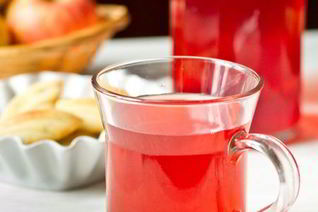 Компот из клубники и клюквы