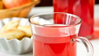 компот из клубники и клюквы