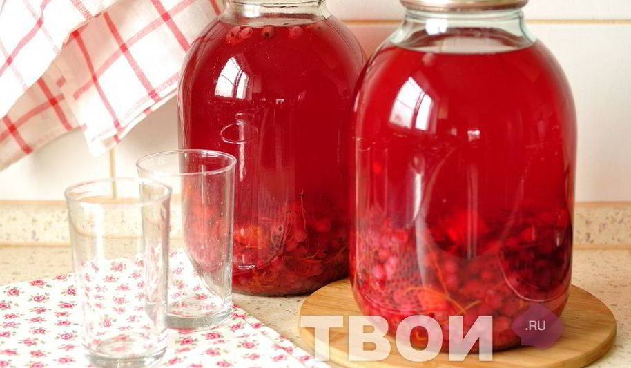 Рецепт компота из красной смородины с апельсином