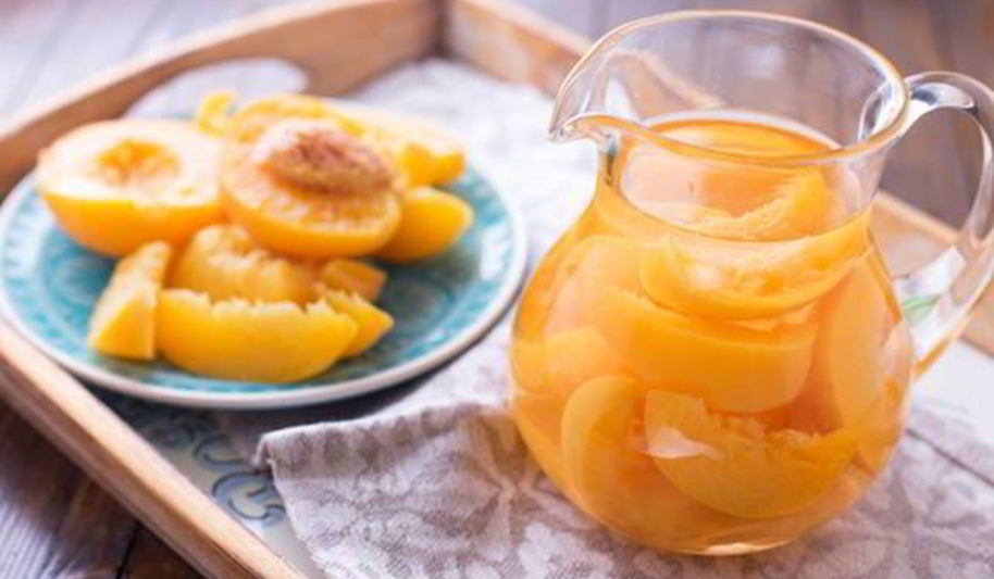 Рецепт компота из персиков
