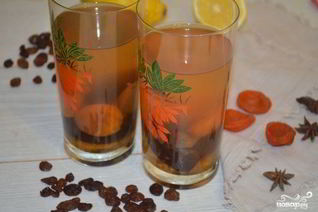 Компот из сухофруктов и изюма