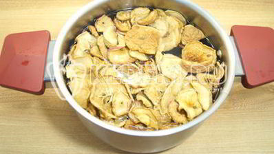 компот из вишни и яблок