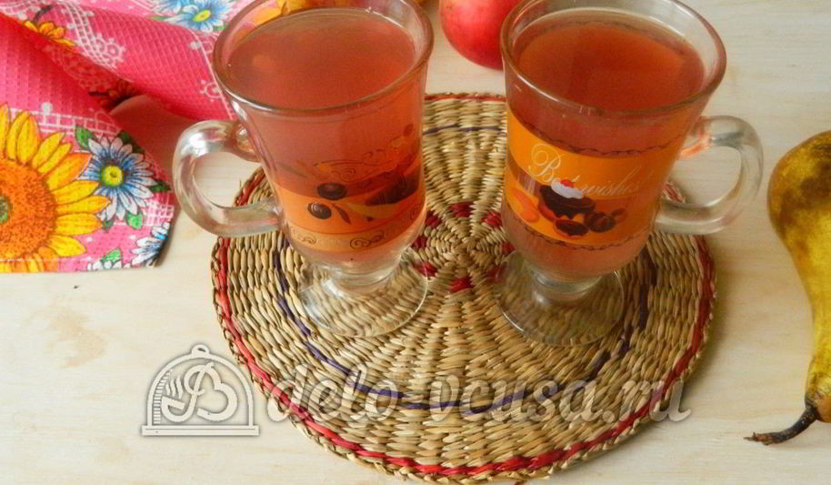 Рецепт компота из яблок, груш и ягод