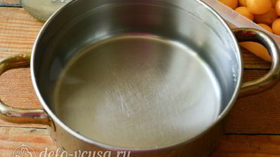 компот из желтой алычи на зиму