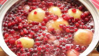 компот клюквенно-яблочный пряный