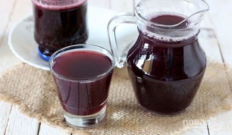 Рецепт малинового компота