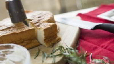 ванильный торт с ягодным компоте