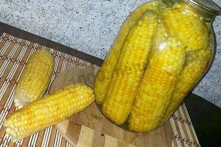 Кукуруза на зиму в початках